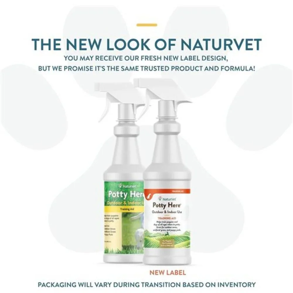 Potty Here Training Aid Spray | Attractive Scent Helps Train Puppies & Dogs